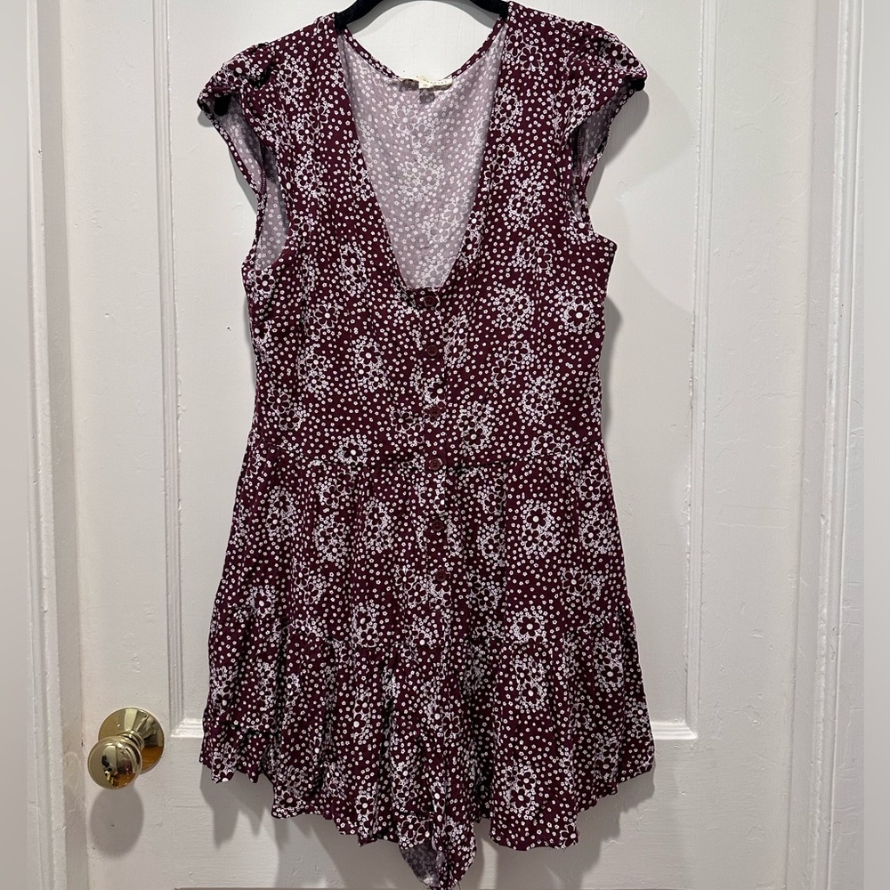 Pacsun Button Front Romper